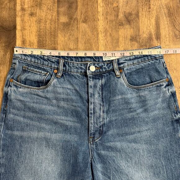 Blank NYC Howard Mid-Rise Loose Fit Distressed Denim Jean Blue Women's Size 31 - Picture 3 of 9